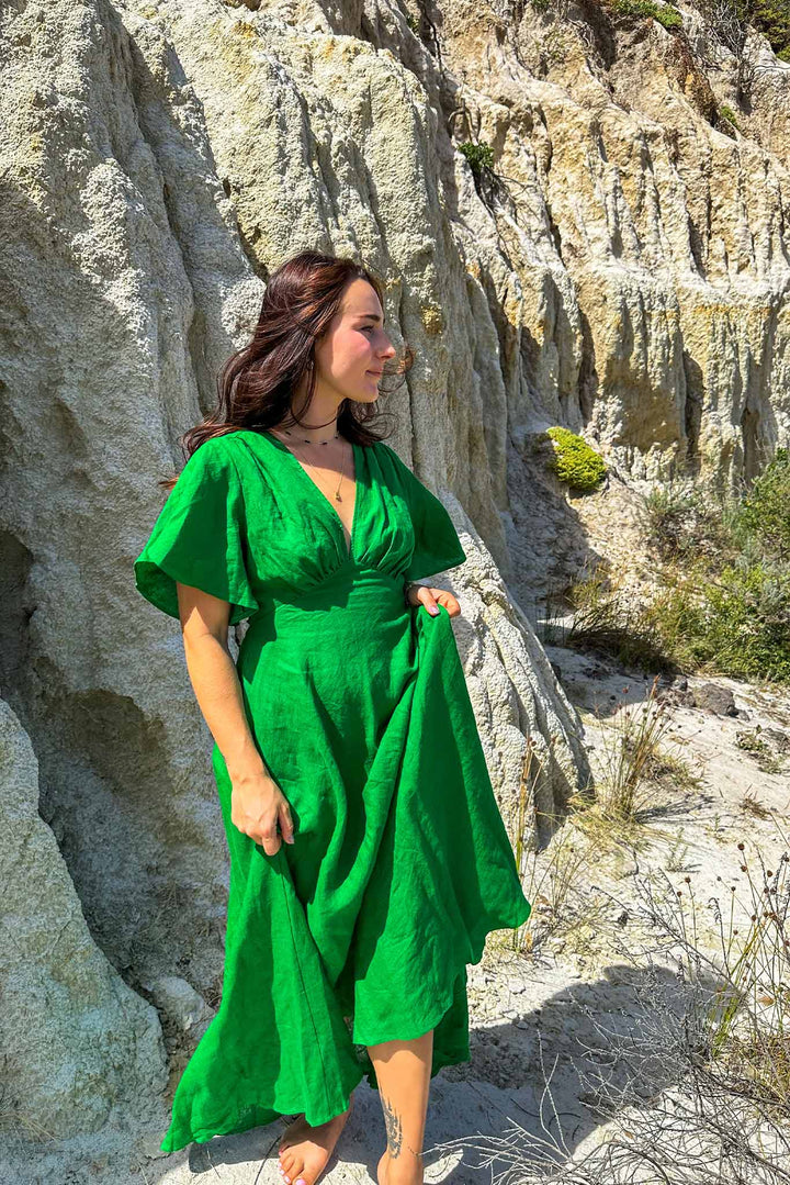 Athena Green Dress