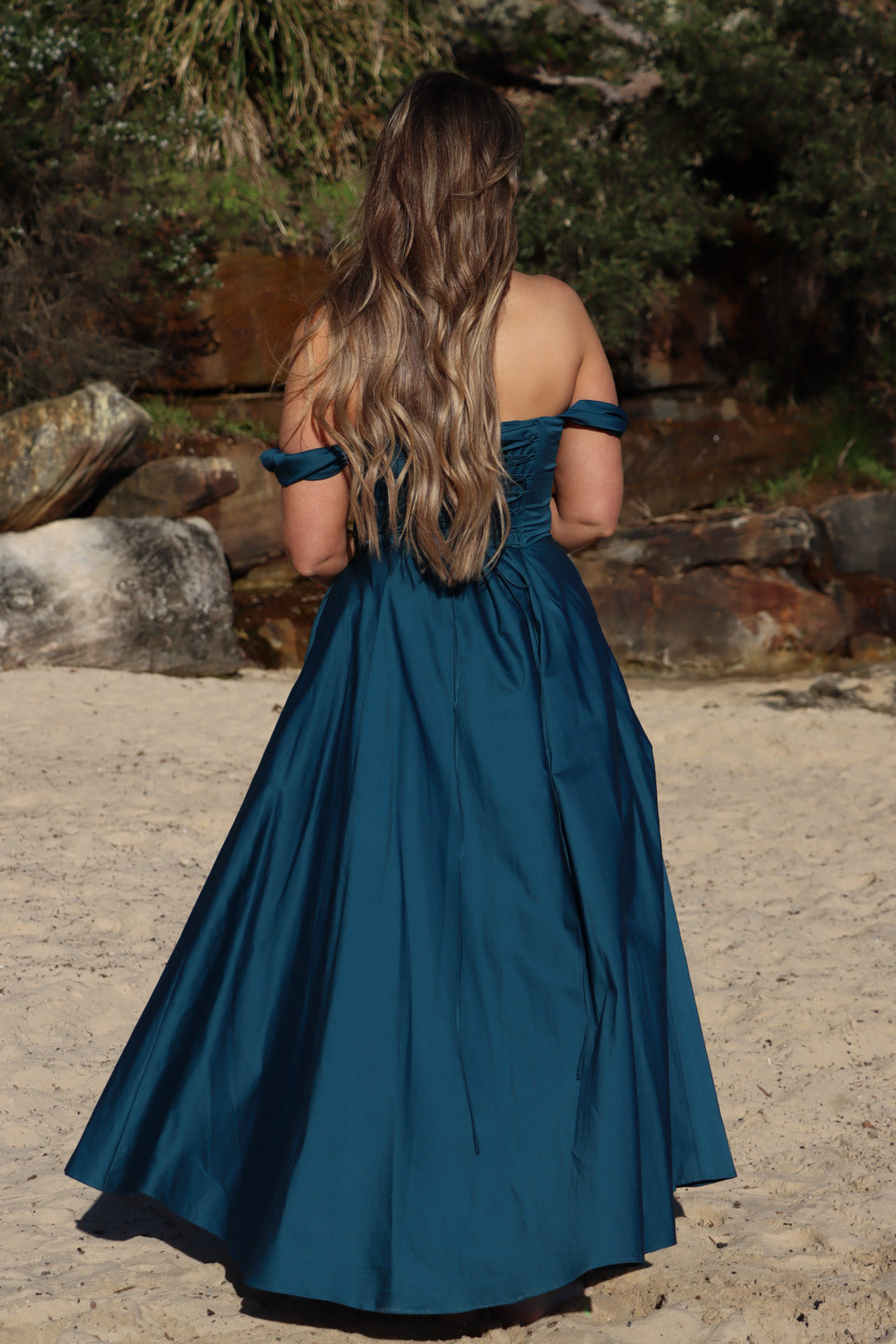 Vivienne Teal Dress