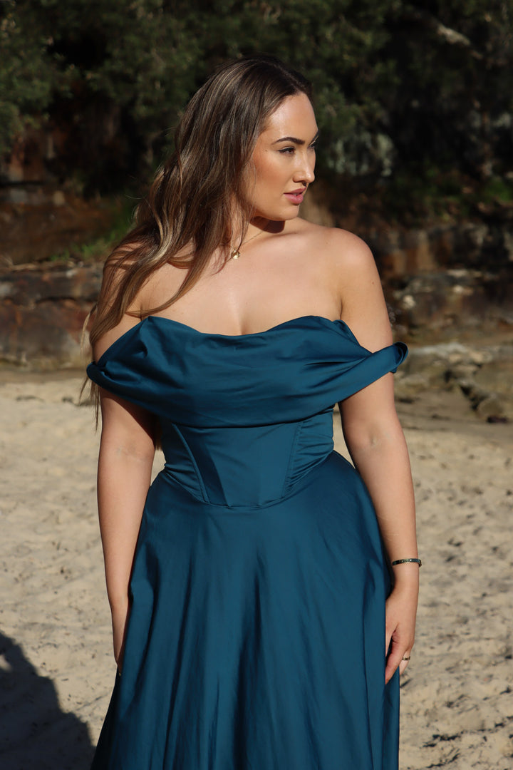 Vivienne Teal Dress