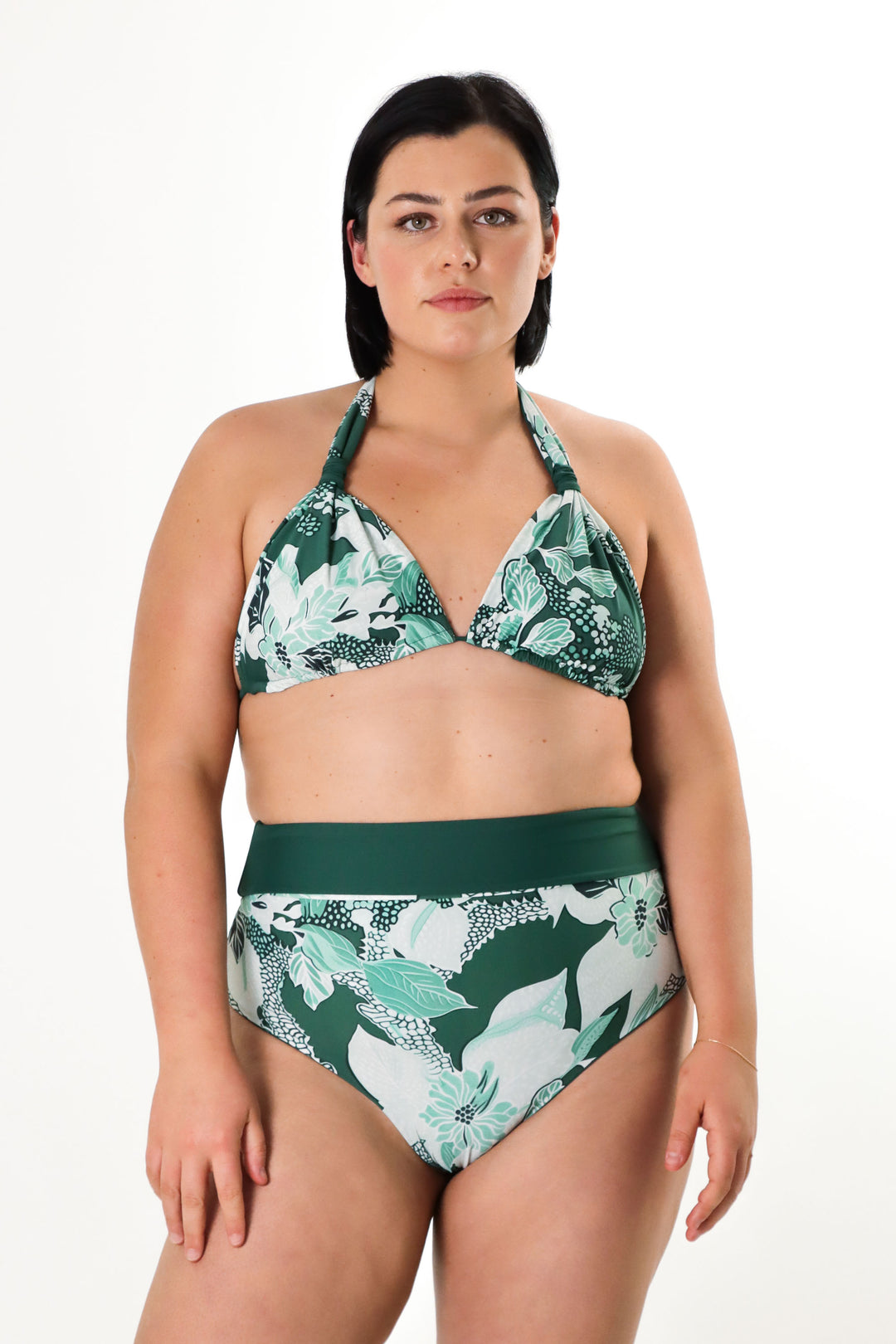 Tamara Reversible Bikini Bottom - Jungle / Forest Green