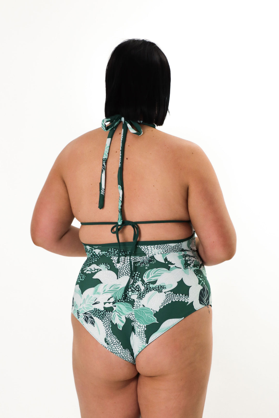 Tamara Reversible Bikini Bottom - Jungle / Forest Green