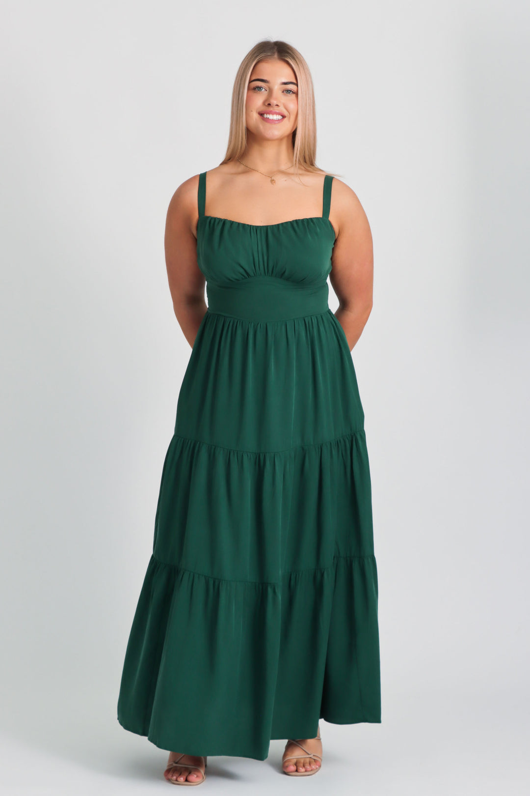 Daphne Forest Green Dress