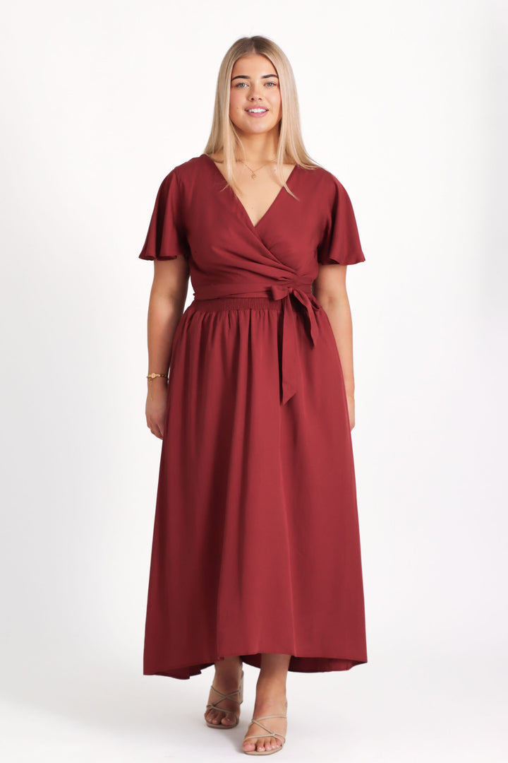 Paloma Wine Dress