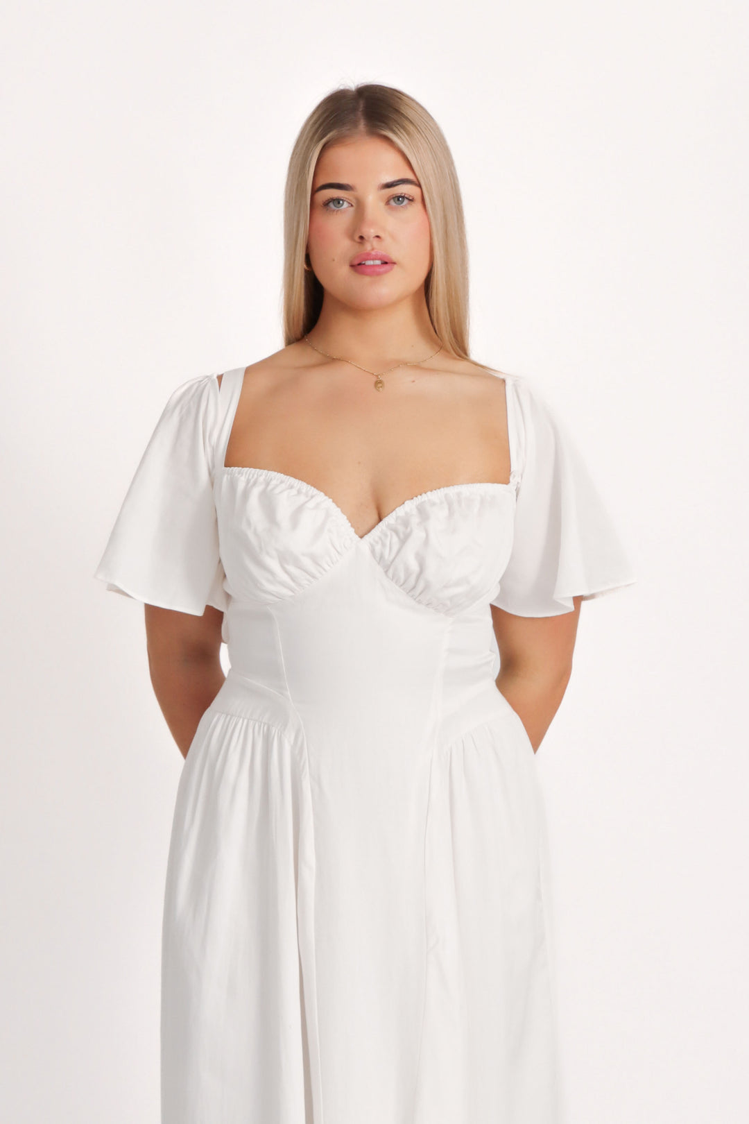 Bridgette Diamond White Dress