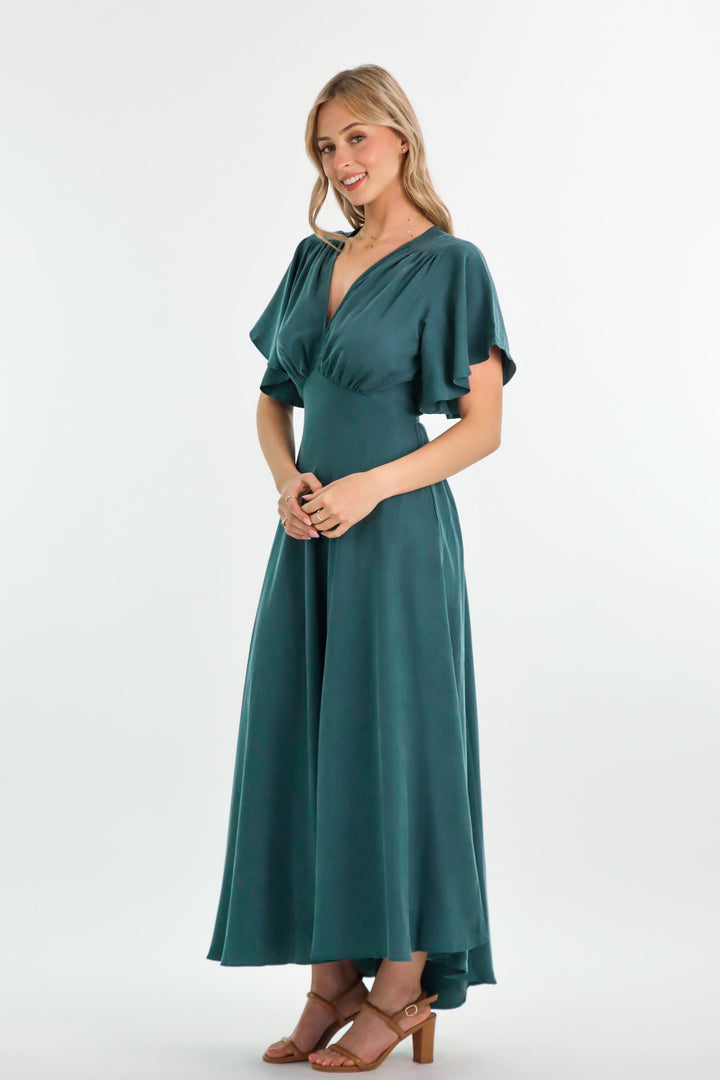 Athena Emerald Dress - Tencel