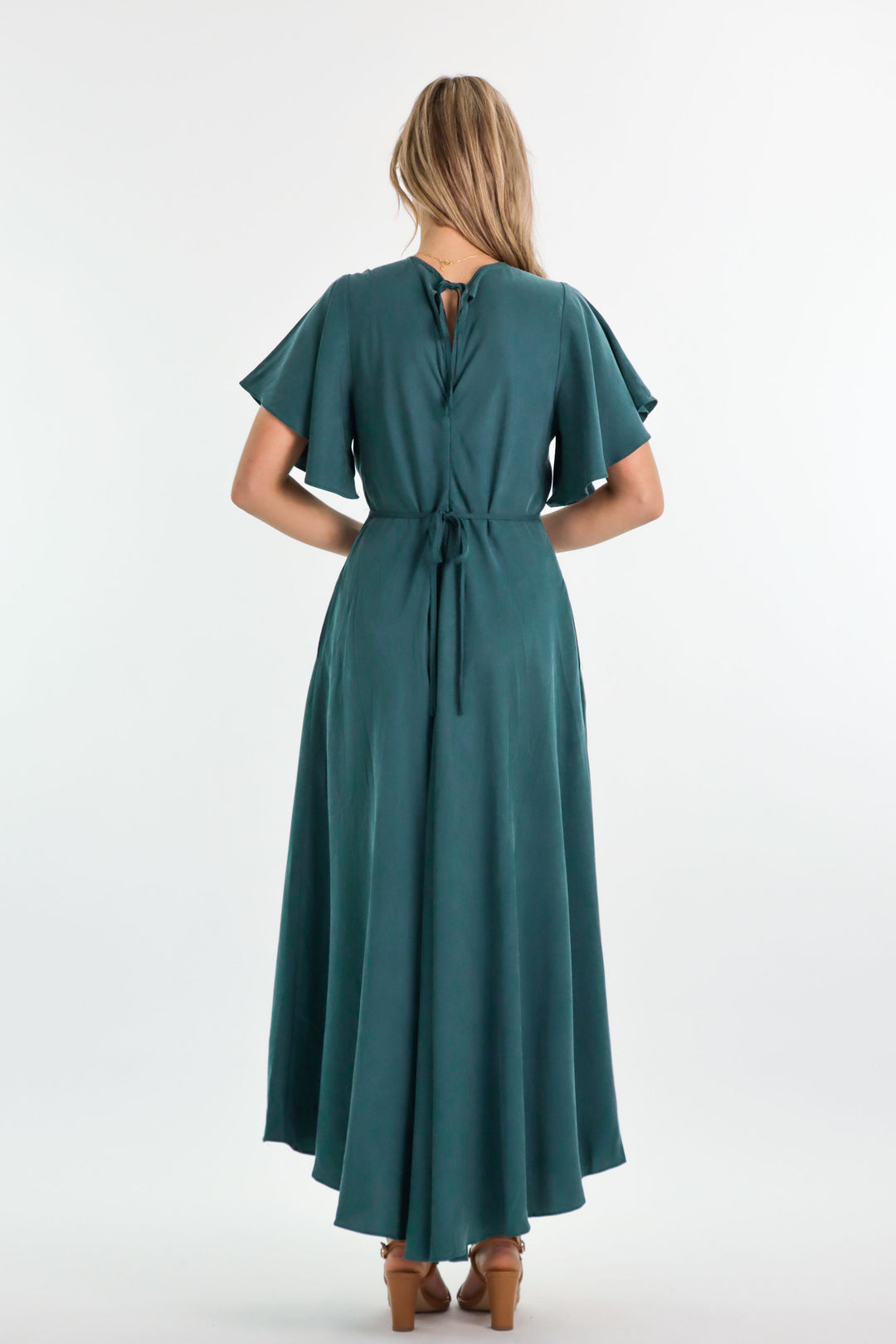 Athena Emerald Dress - Tencel