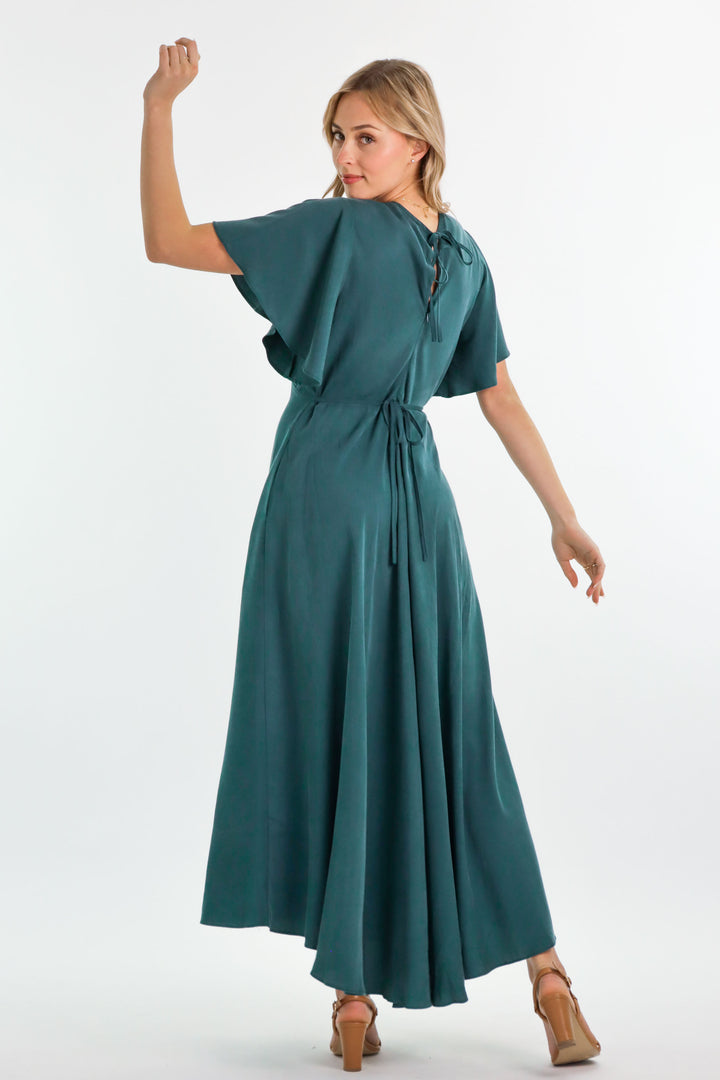 Athena Emerald Dress - Tencel