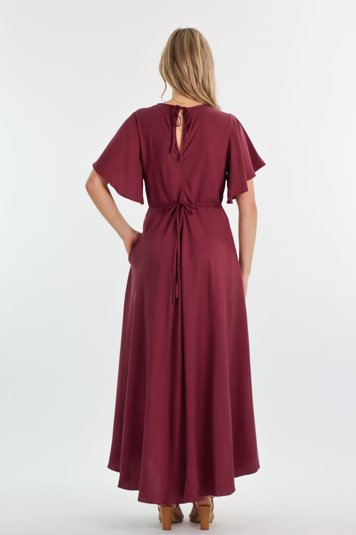 Athena Plum Dress