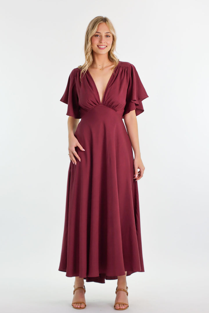 Athena Plum Dress