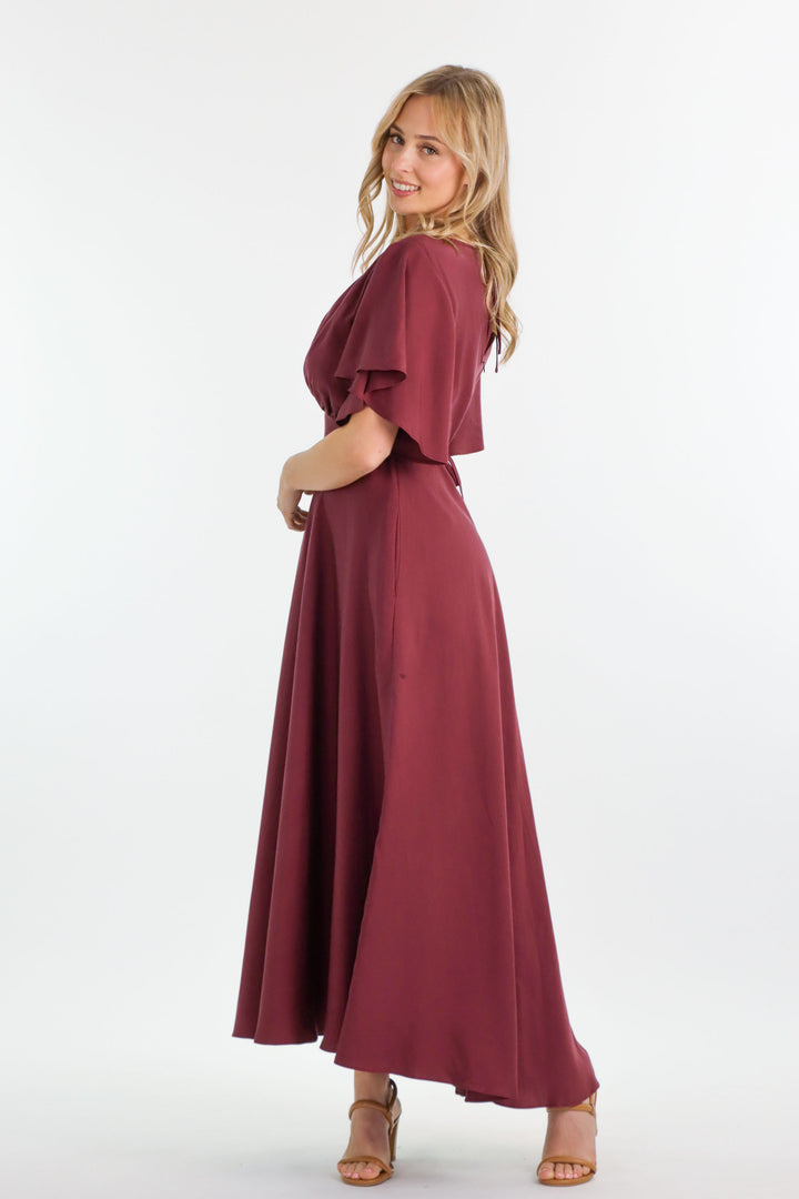 Athena Plum Dress