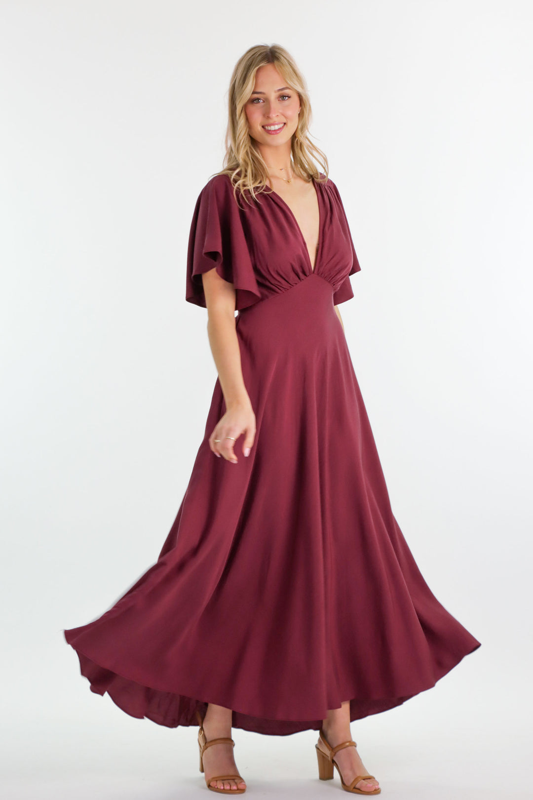 Athena Plum Dress