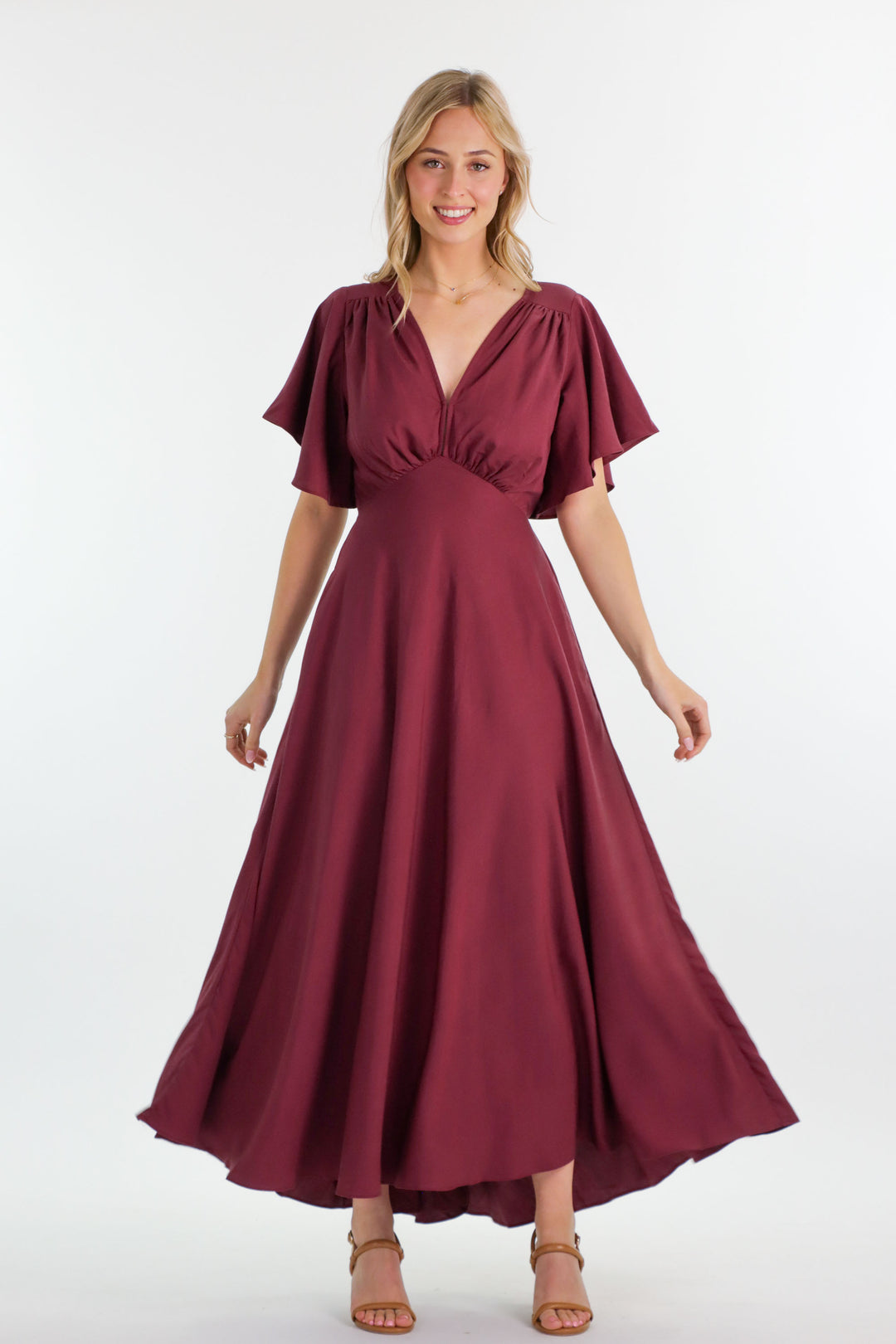 Athena Plum Dress