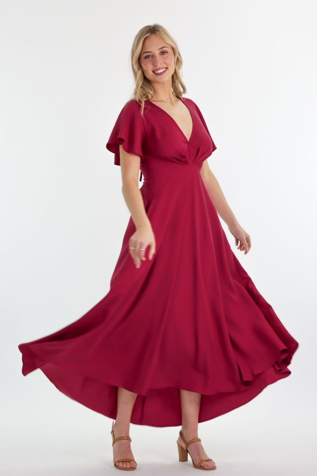 Adele Raspberry Dress