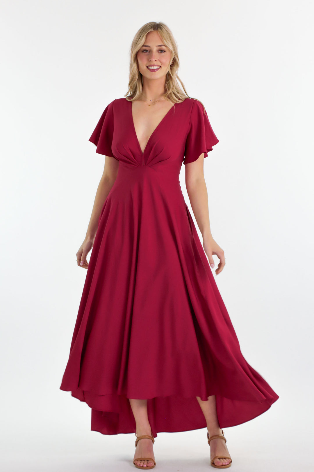 Adele Raspberry Dress