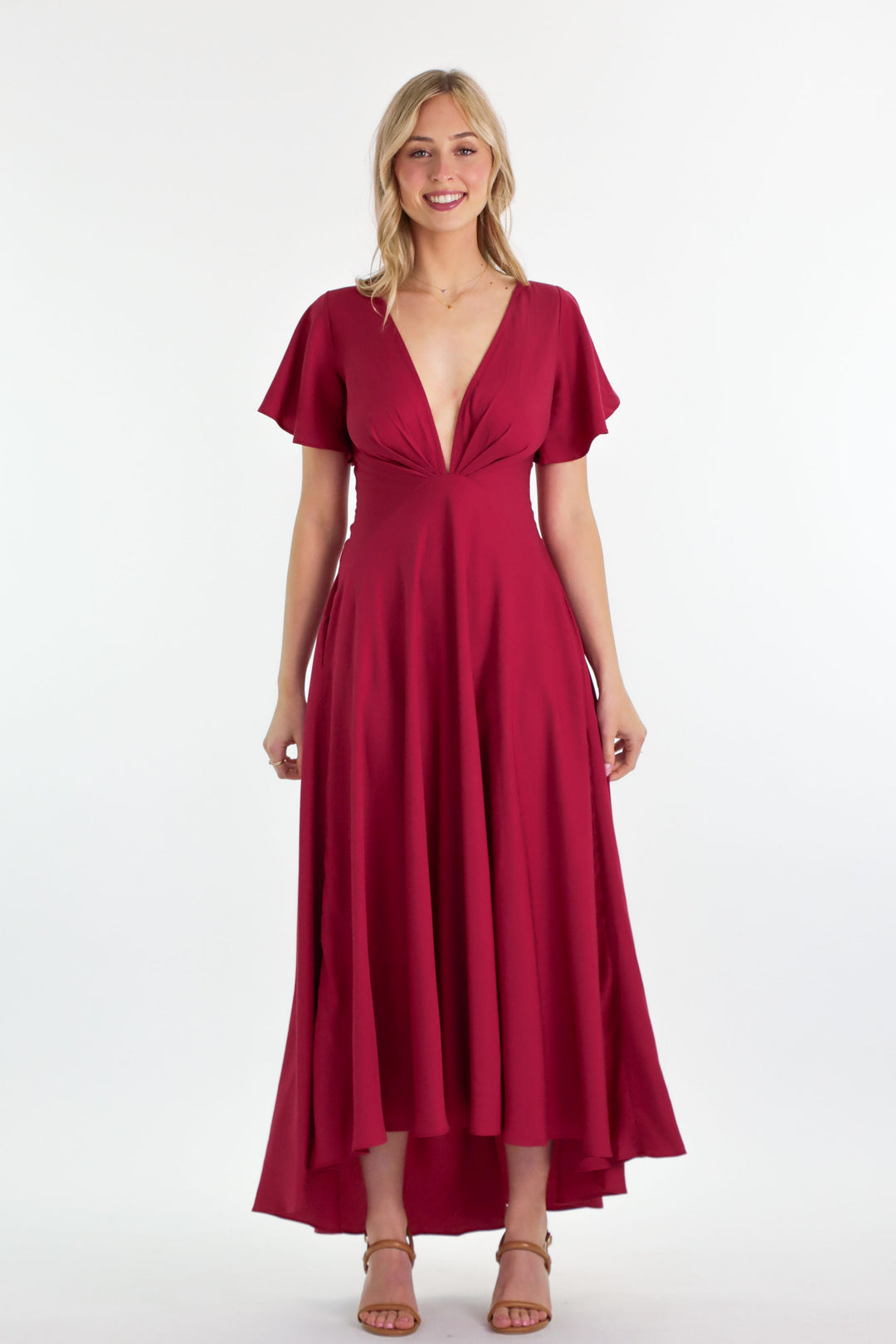 Adele Raspberry Dress