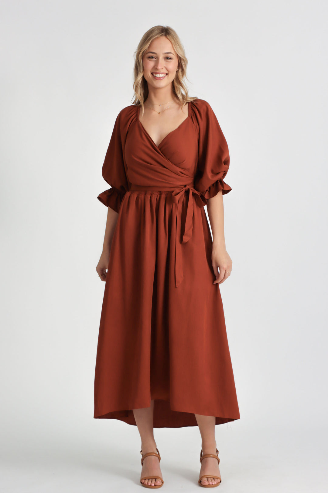 Charlotte Rust Dress