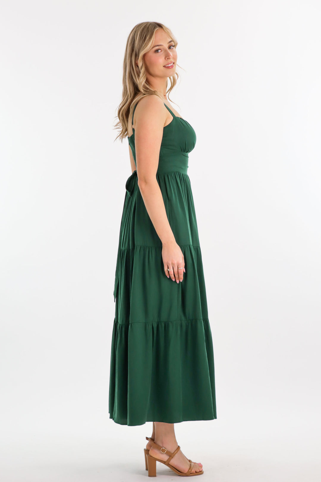 Daphne Forest Green Dress