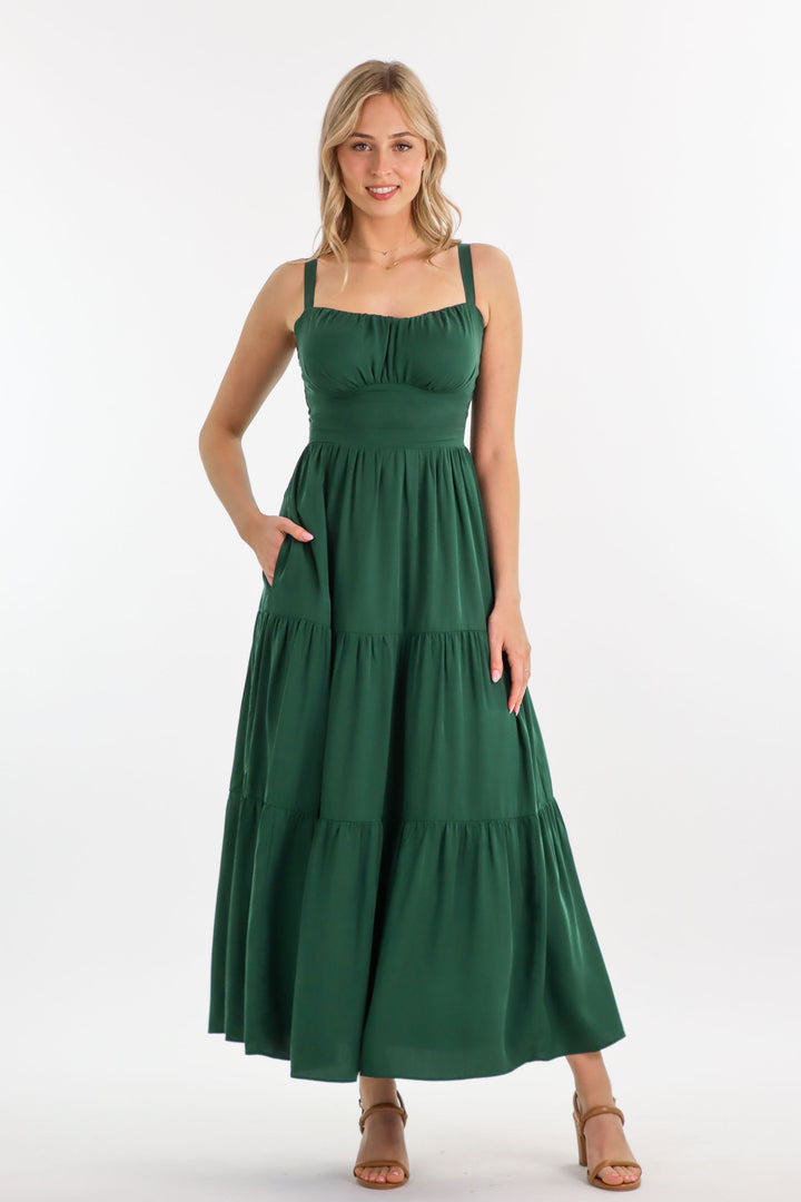 Daphne Forest Green Dress