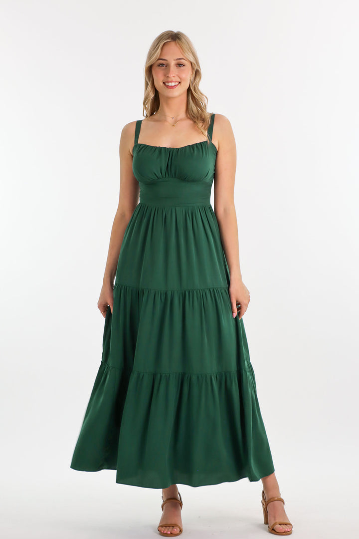 Daphne Forest Green Dress