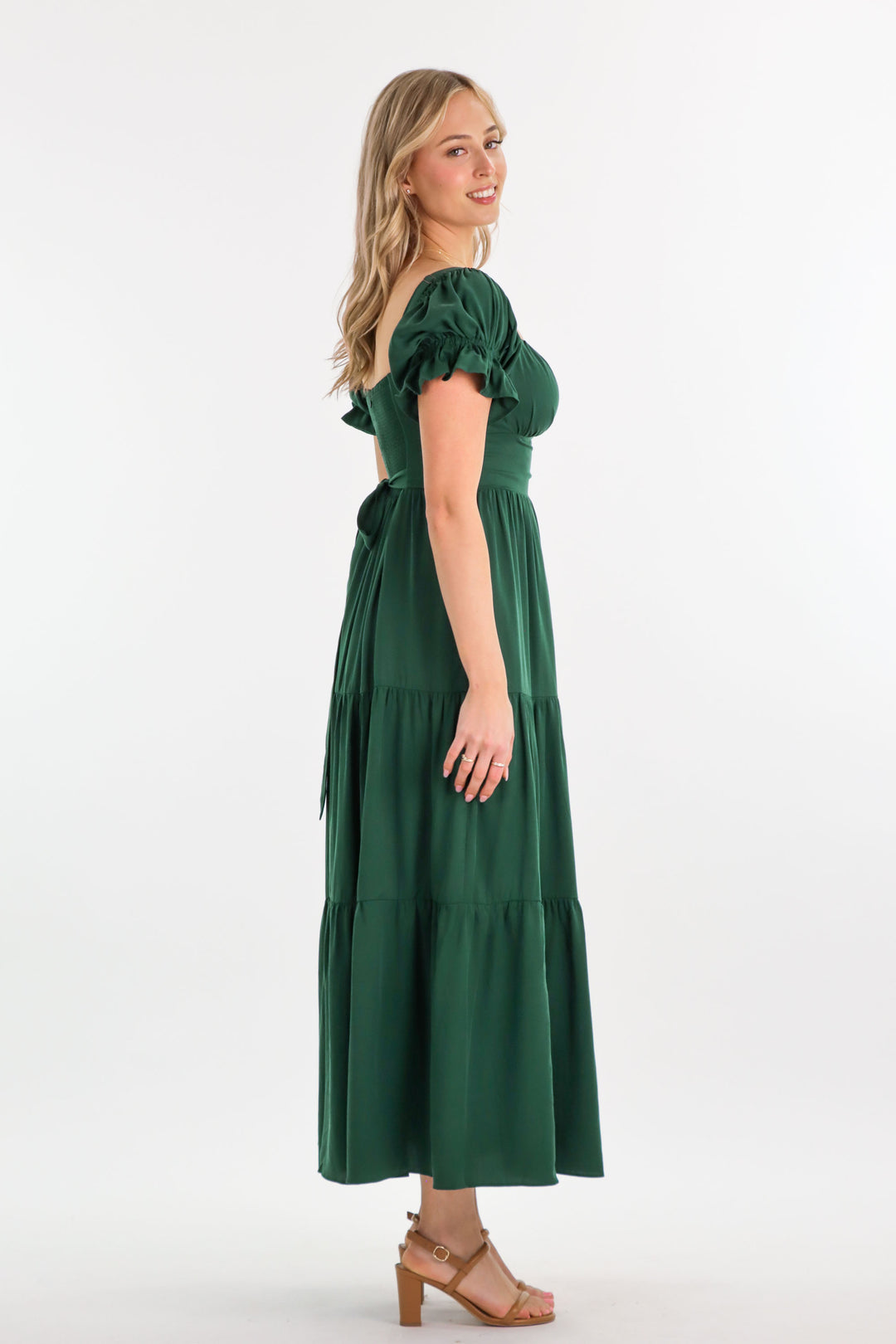 Daphne Forest Green Dress