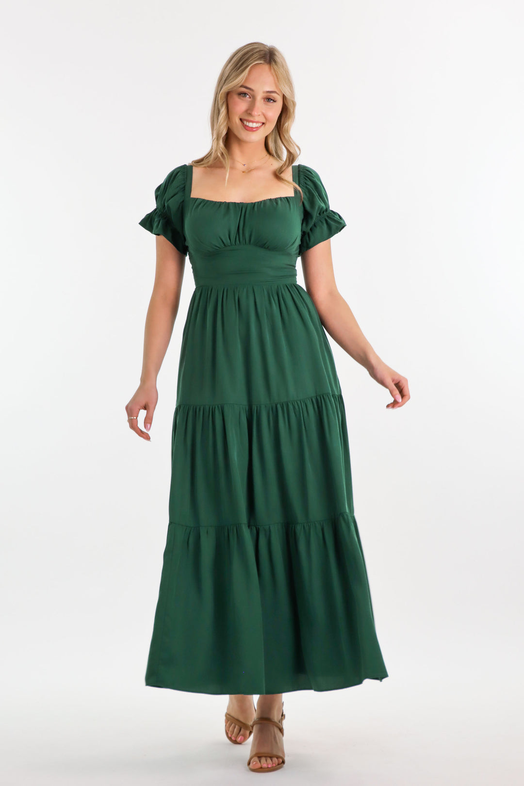 Daphne Forest Green Dress