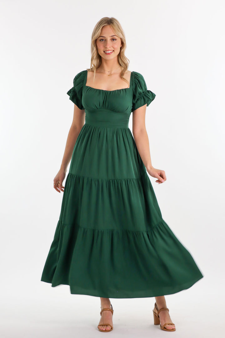 Daphne Forest Green Dress