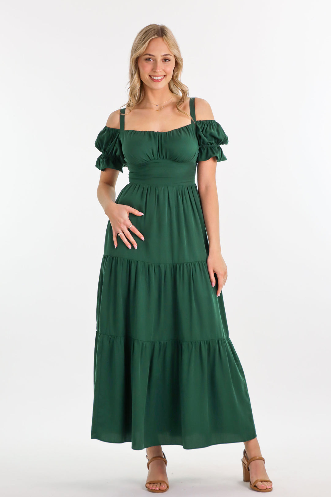 Daphne Forest Green Dress