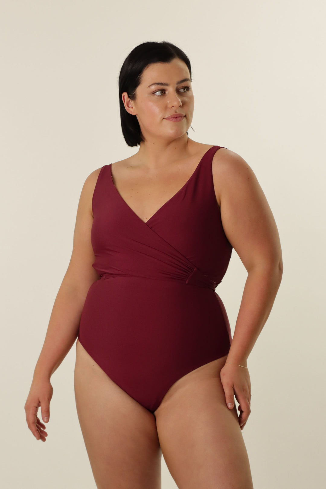 Tamara Reversible Bikini Bottom - Plum / Burnt Sienna