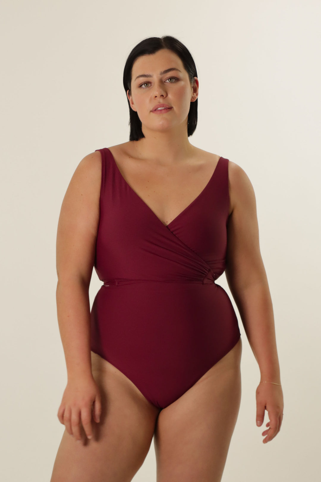 Tamara Reversible Bikini Bottom - Plum / Burnt Sienna