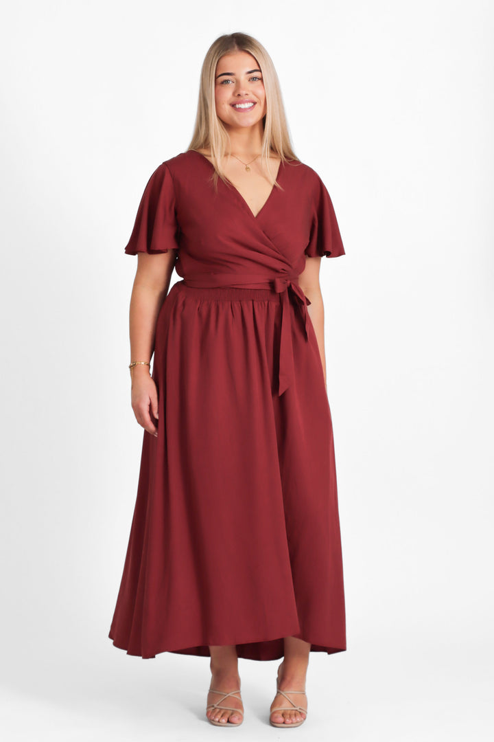 Paloma Wine Dress