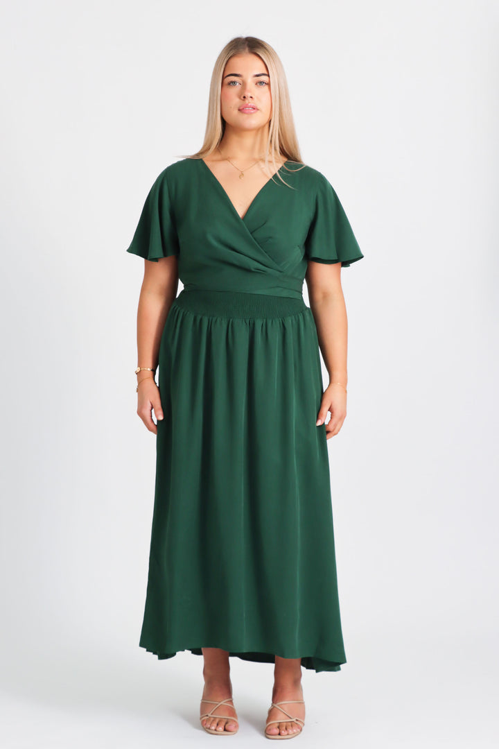 Paloma Forest Green Dress