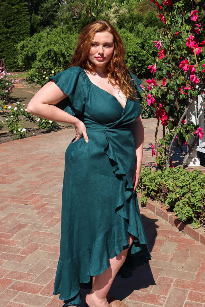 Gabriella Emerald Dress