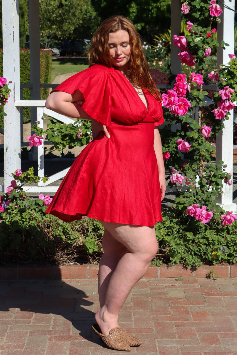 Iris Rose Red Dress