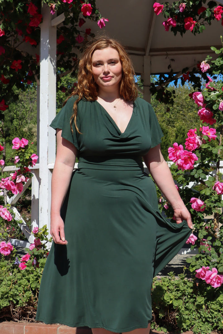Persephone Forest Green Dress