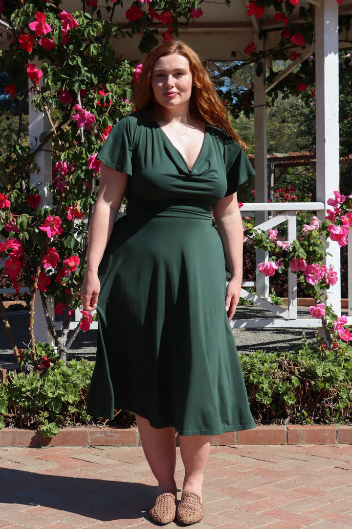 Persephone Forest Green Dress