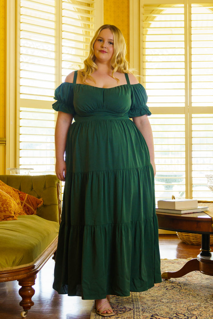 Daphne Forest Green Dress