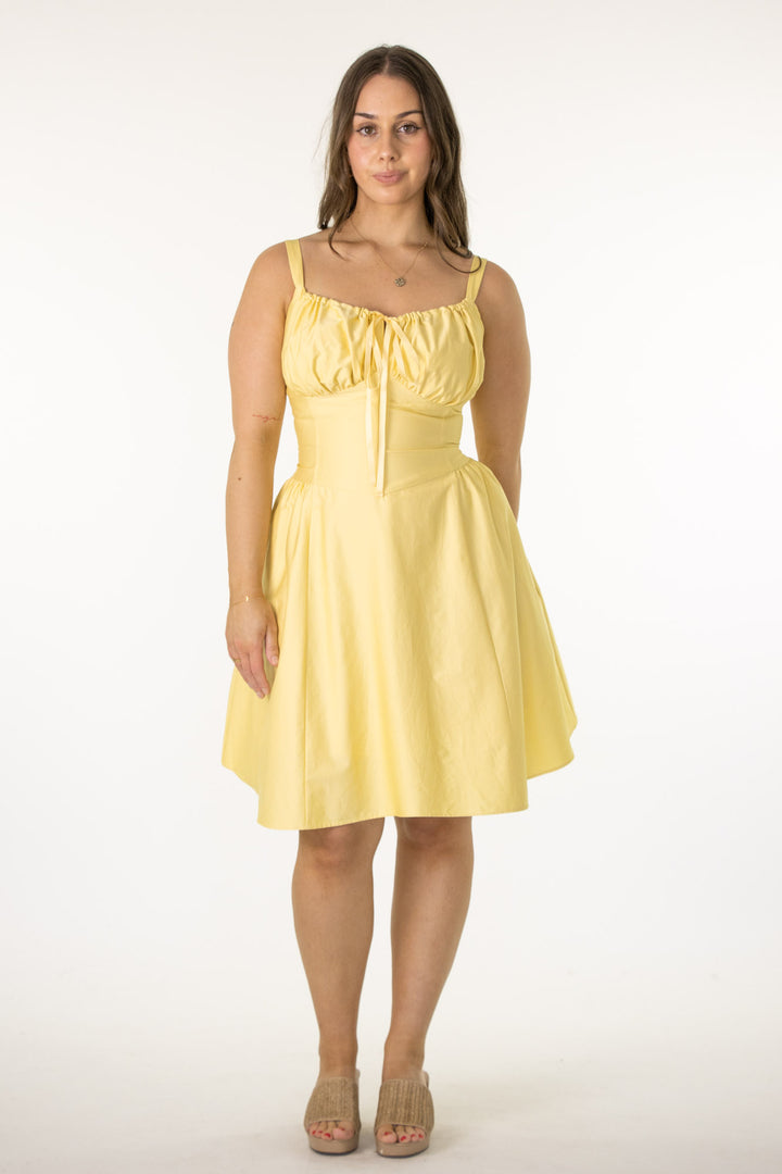 Layla Limoncello Dress - Sateen