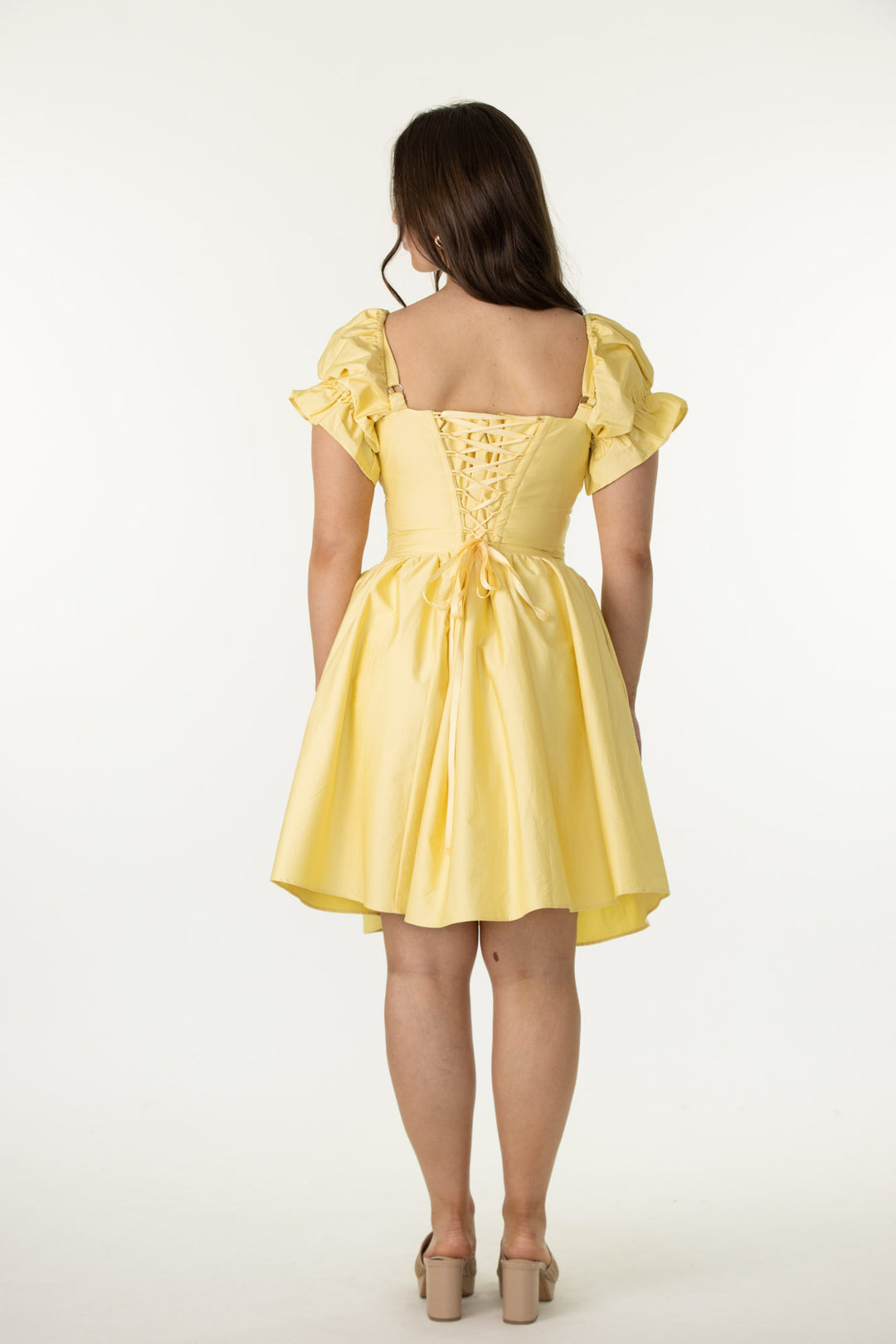 Layla Limoncello Dress - Sateen