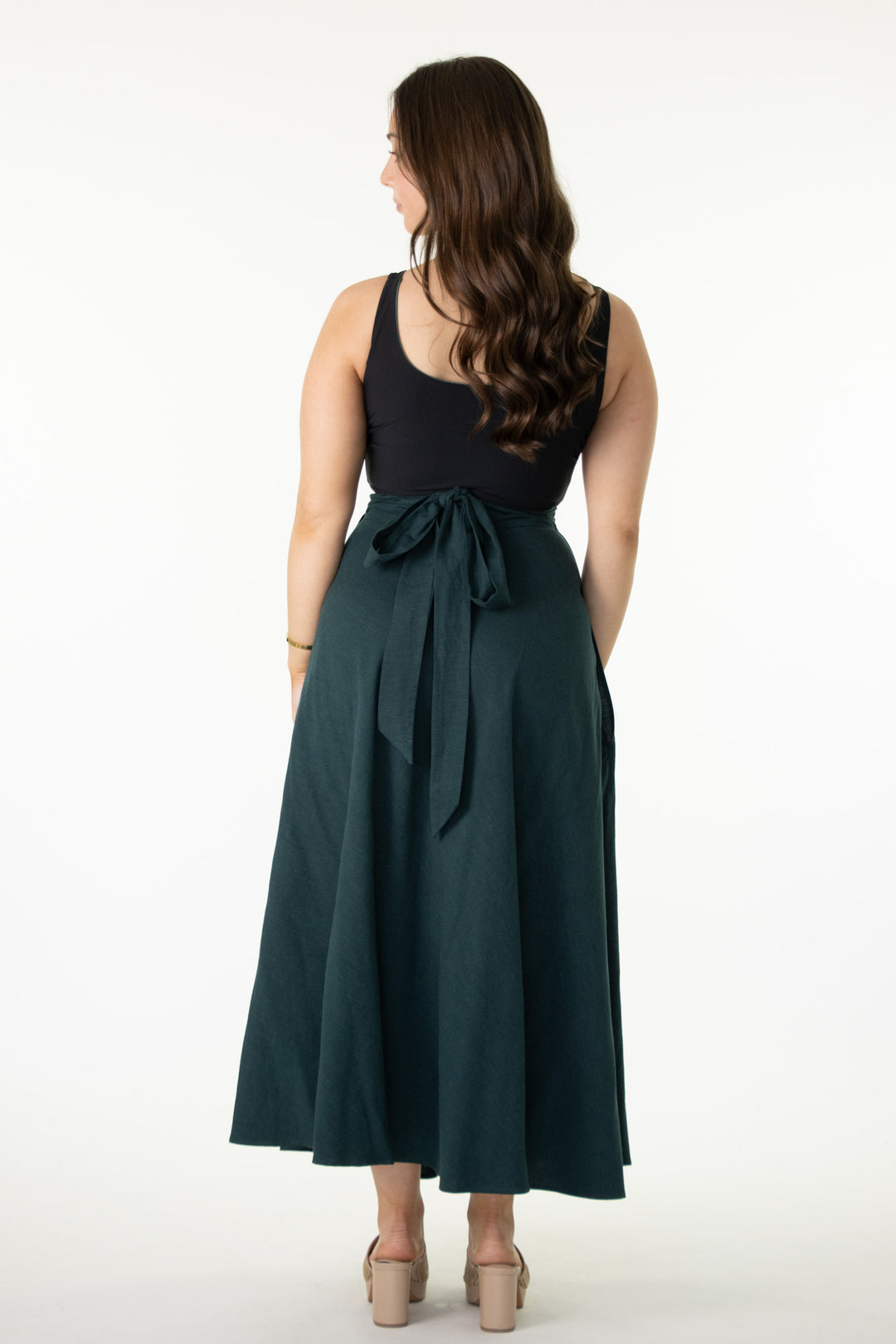 Grace Dark Emerald Skirt