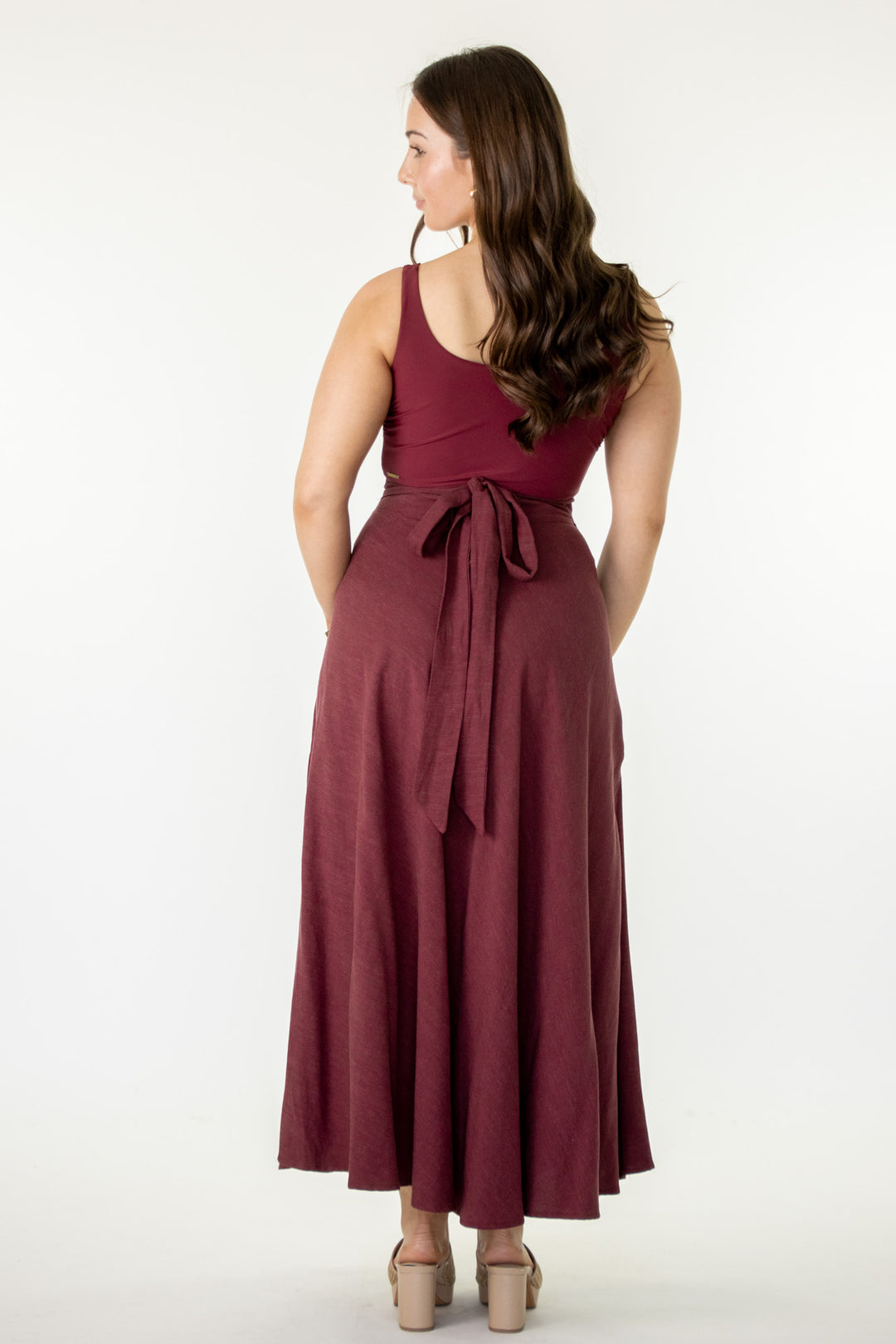 Grace Deep Mauve Skirt