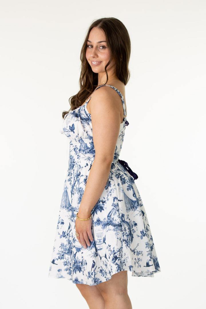 Layla French Toile Dress