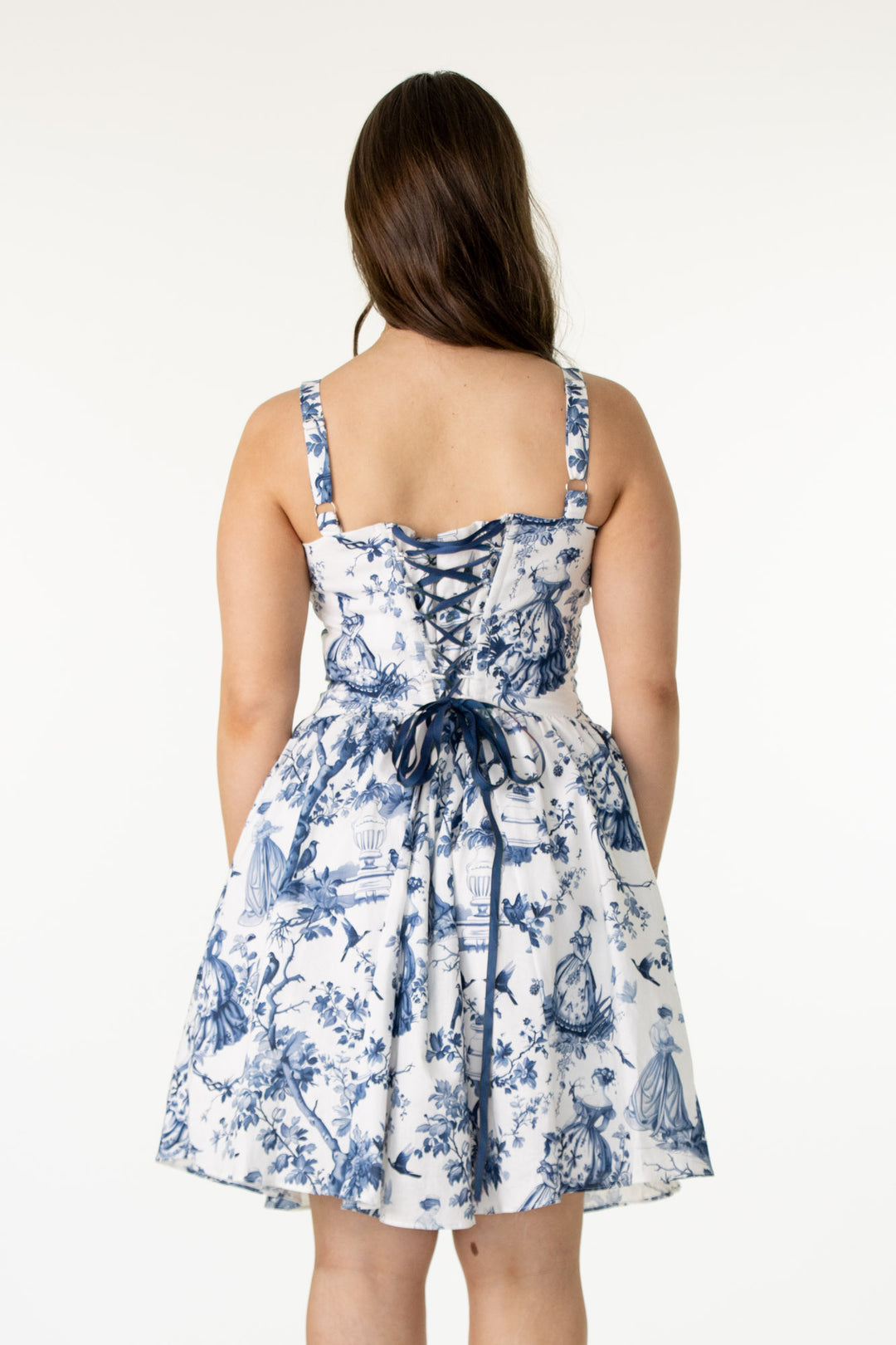 Layla French Toile Dress