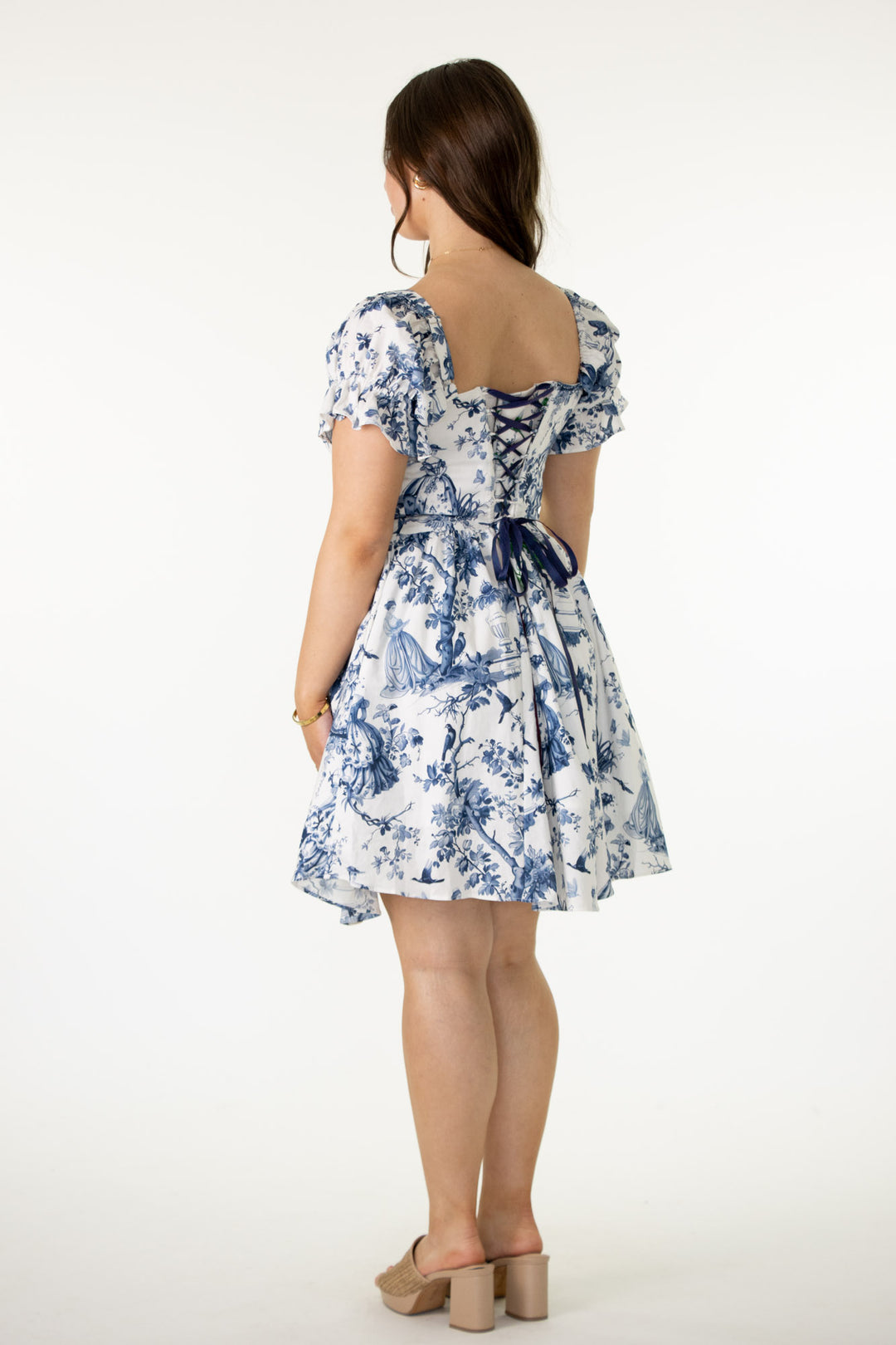 Layla French Toile Dress