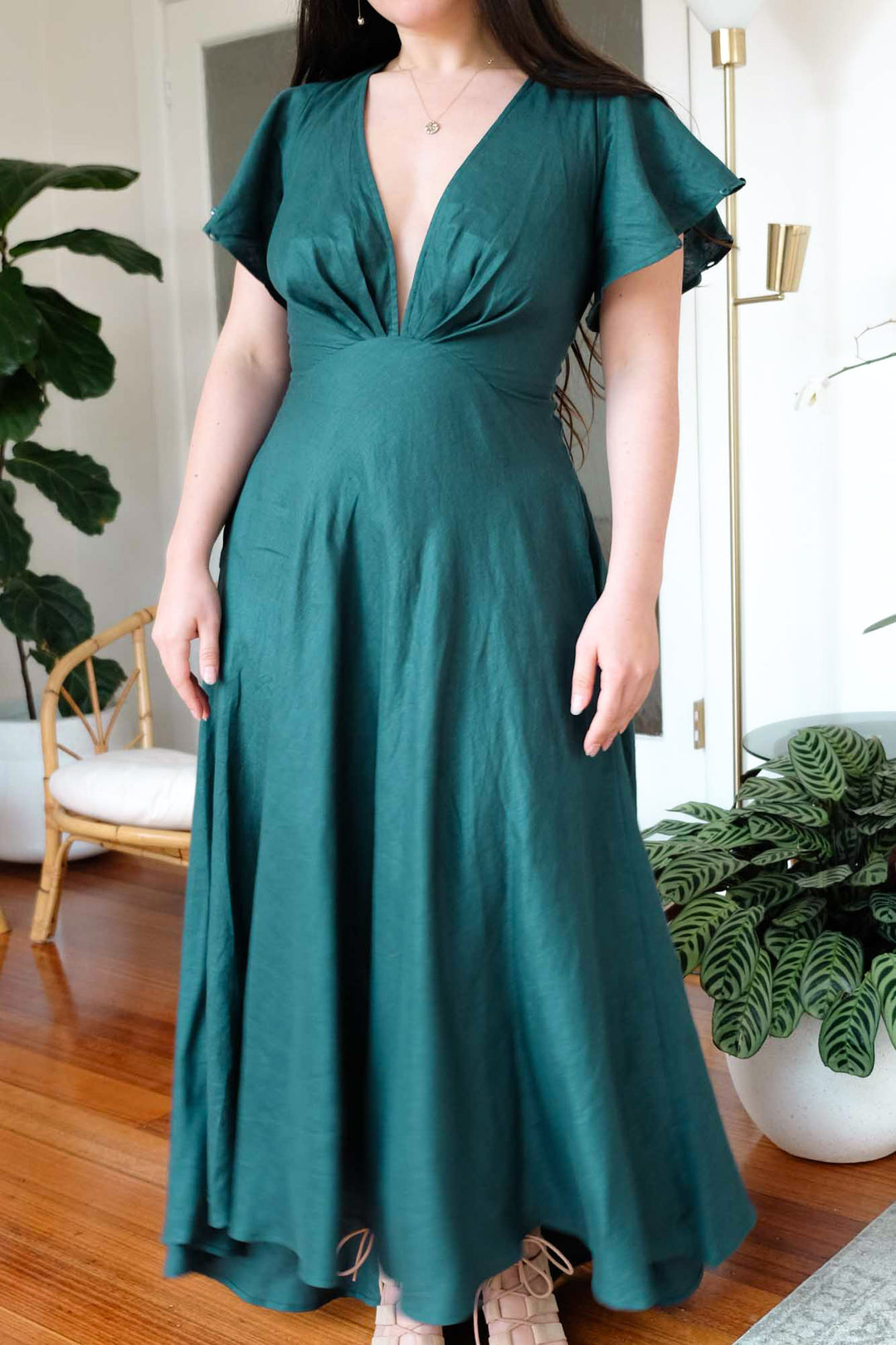 Adele Emerald Dress