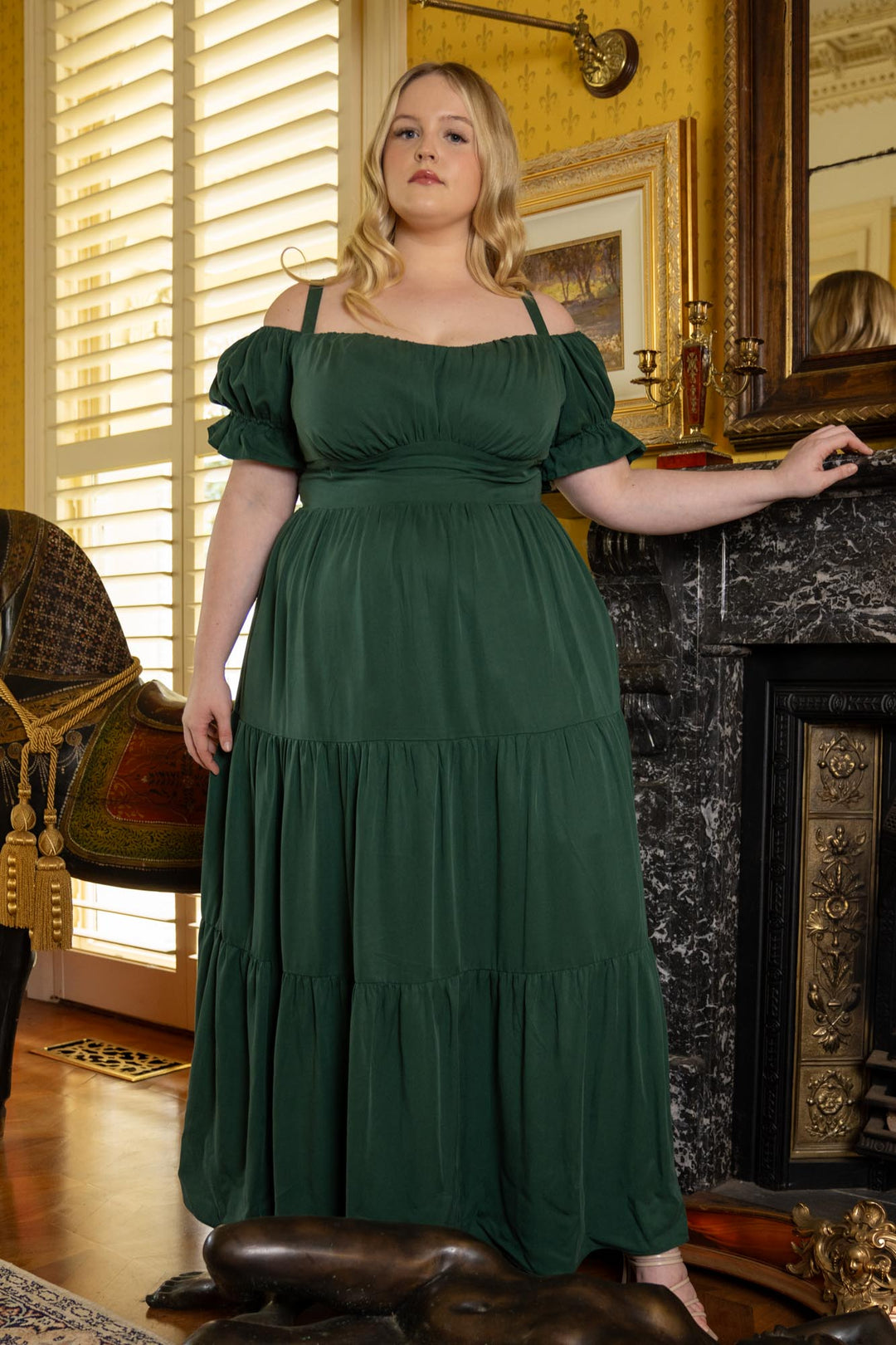 Daphne Forest Green Dress