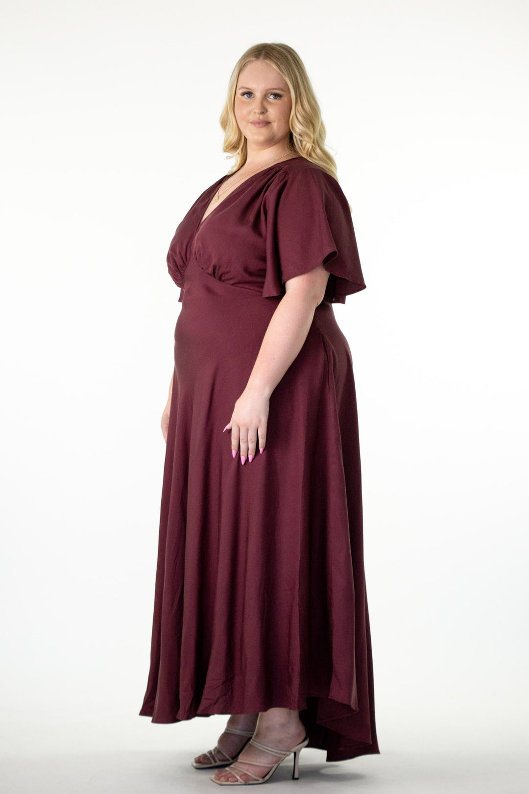 Athena Plum Dress