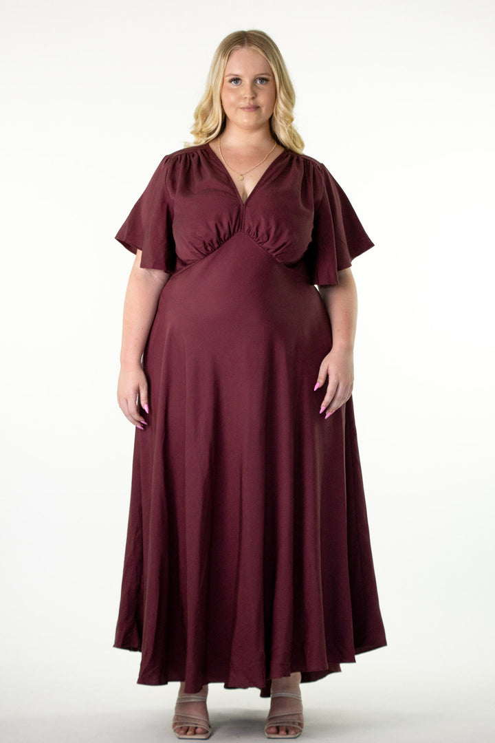 Athena Plum Dress