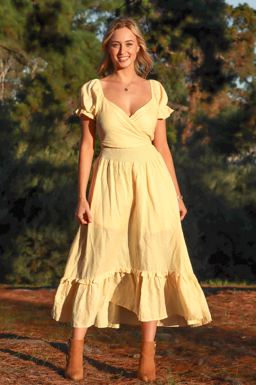Marianne Butter Yellow Dress