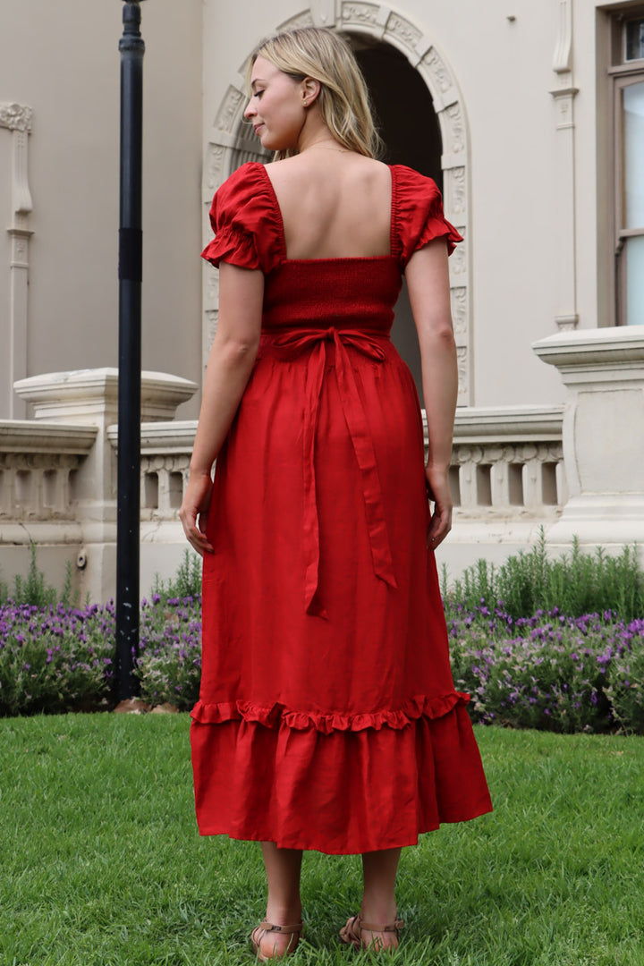 Marianne Crimson Red Dress