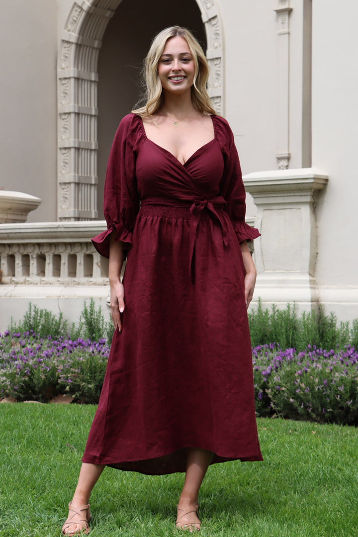 Charlotte Plum Dress